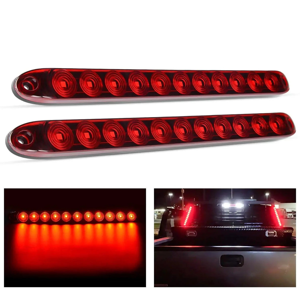 Nilight 16 inch Trailer Light Bar (Pair)