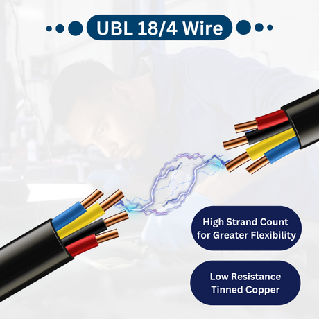 UBL 18/4 Wire - 1 Foot