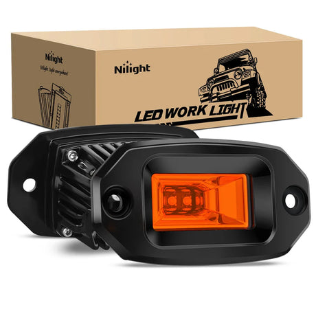 Nilight 4.5inch 20W Recessed Work Light (2pcs)