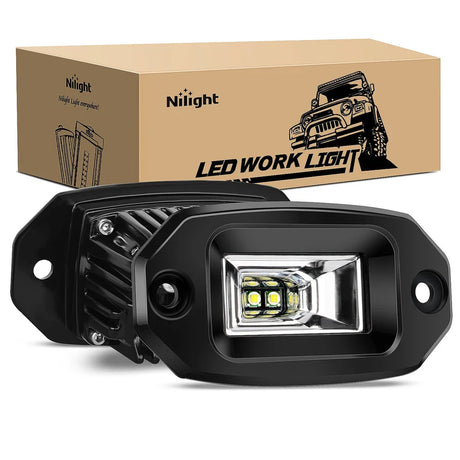 Nilight 4.5inch 20W Recessed Work Light (2pcs)