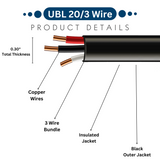 UBL 20/3 Wire - 1 Foot