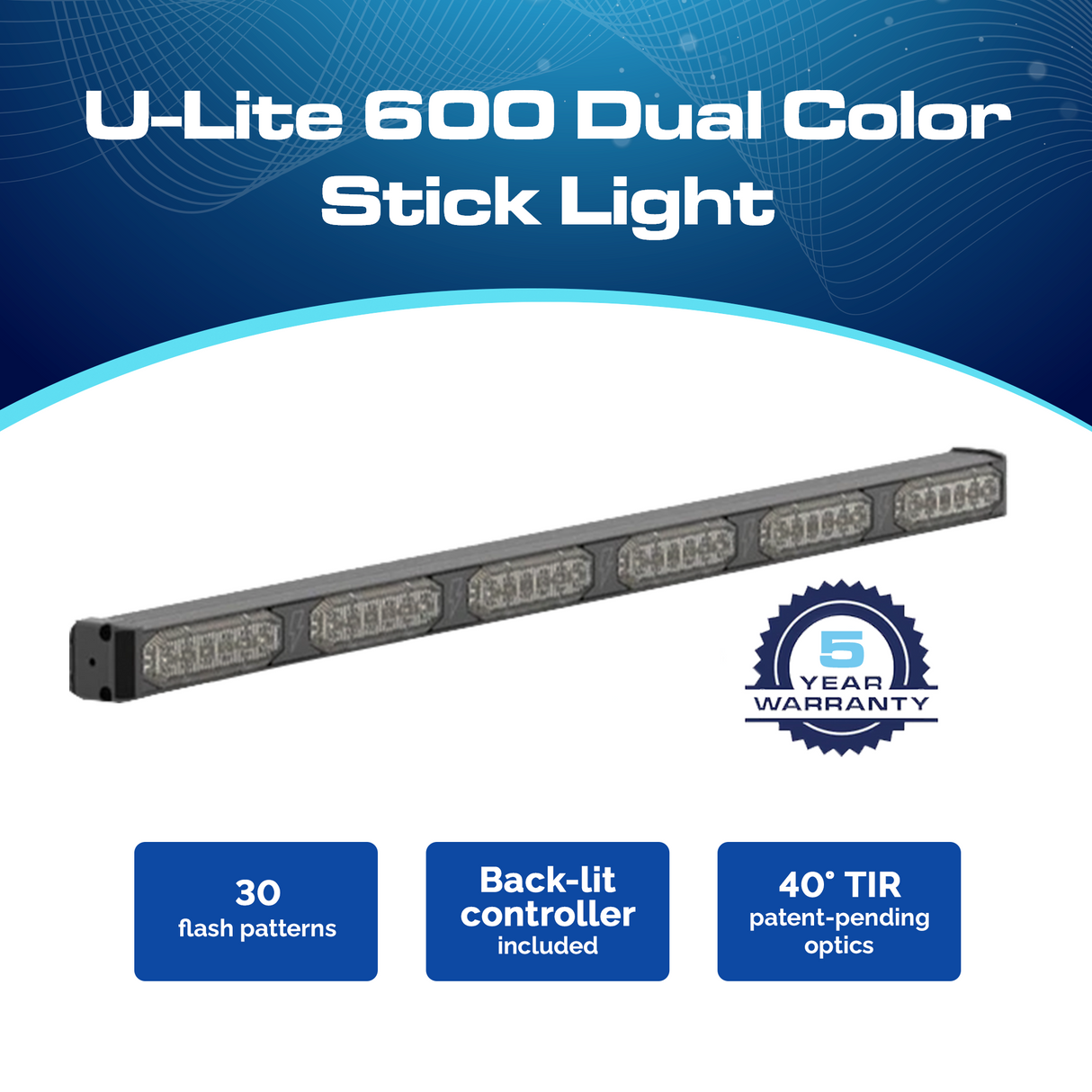 UBL U-Lite 600 Dual Color Stick Light