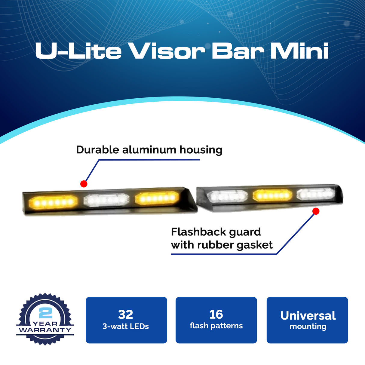 UBL U-Lite Visor Bar Mini