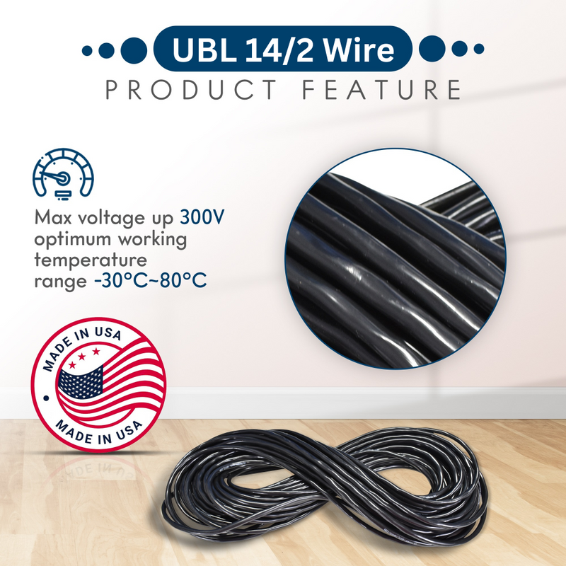 UBL 14/2 Wire - 1 Foot Product Feature
