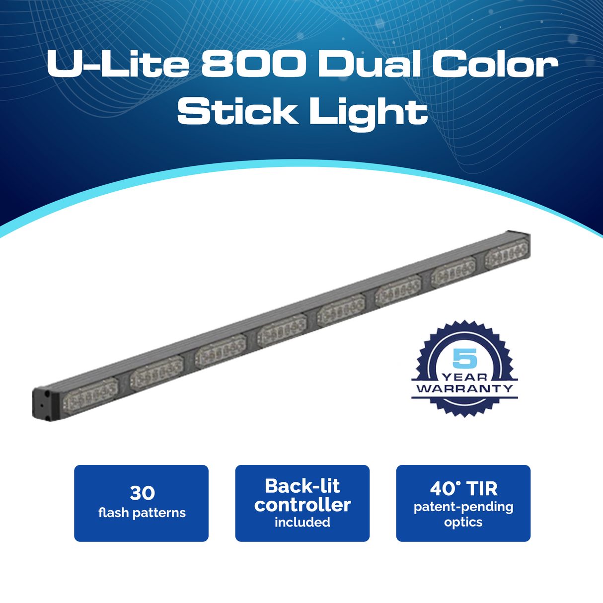 UBL U-Lite 800 Dual Color Stick Light