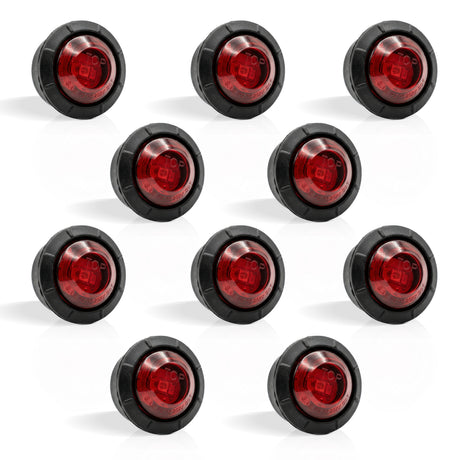 UBL 3/4 Inch Round Grommet Marker Lights (10pcs)