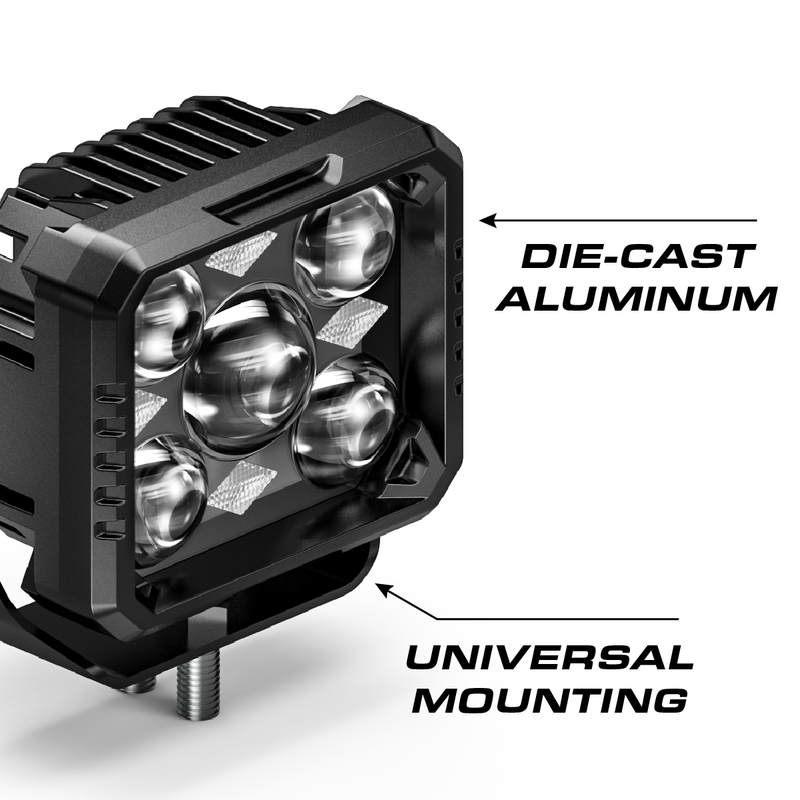 Feniex 4" Hi/Lo Cube Light Universal Mounting