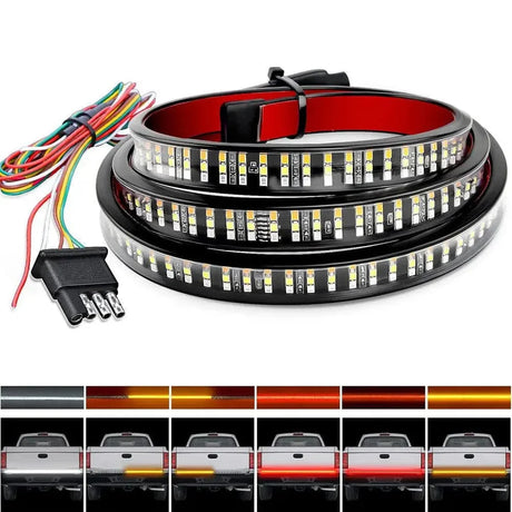 Nilight Tailgate Strip Red/White/Amber LEDs