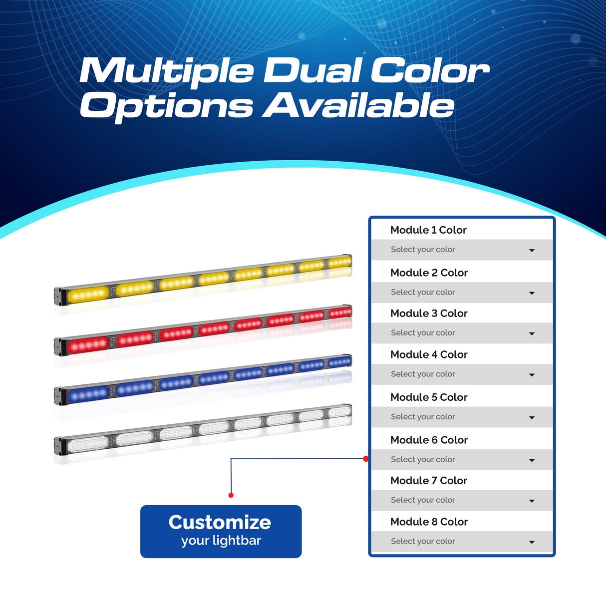 UBL U-Lite 800 Dual Color Stick Light