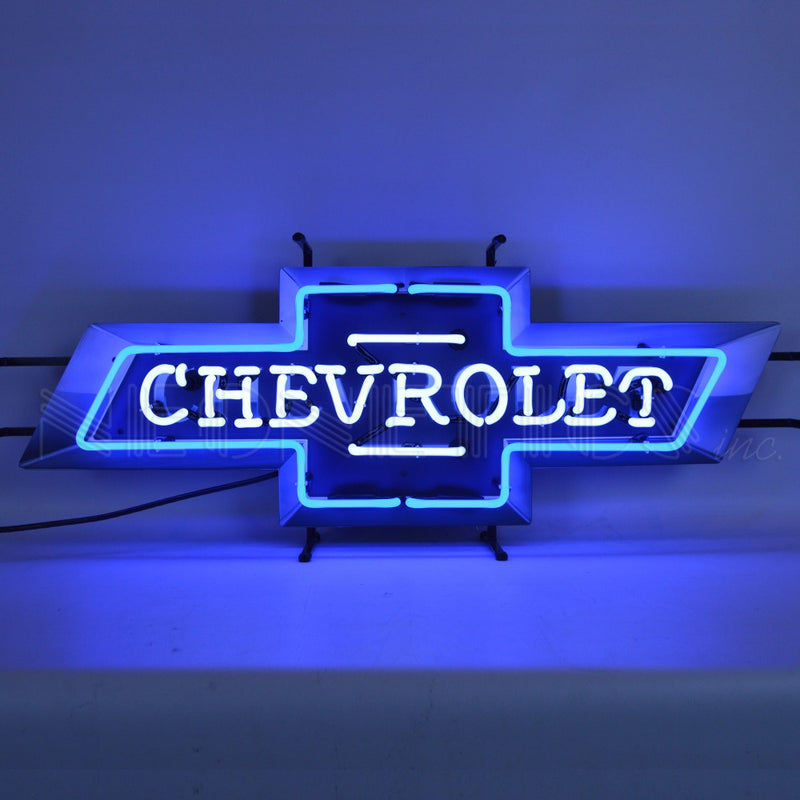 Chevrolet Bowtie Neon Sign w/Backing