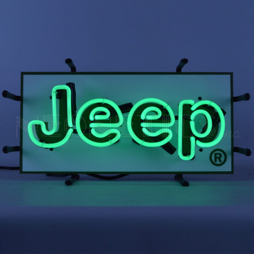 Jeep Green Junior Neon Sign – Ultra Bright Lightz