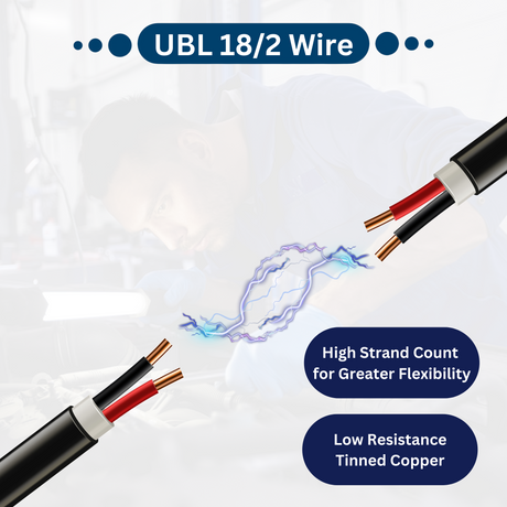 UBL 18/2 Wire - 1 Foot