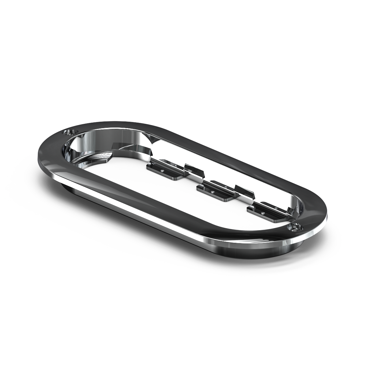 Feniex 6" Oval STTR Chrome Bezel