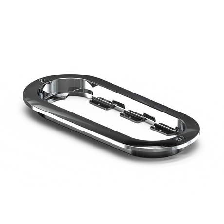 Feniex 6" Oval STTR Chrome Bezel