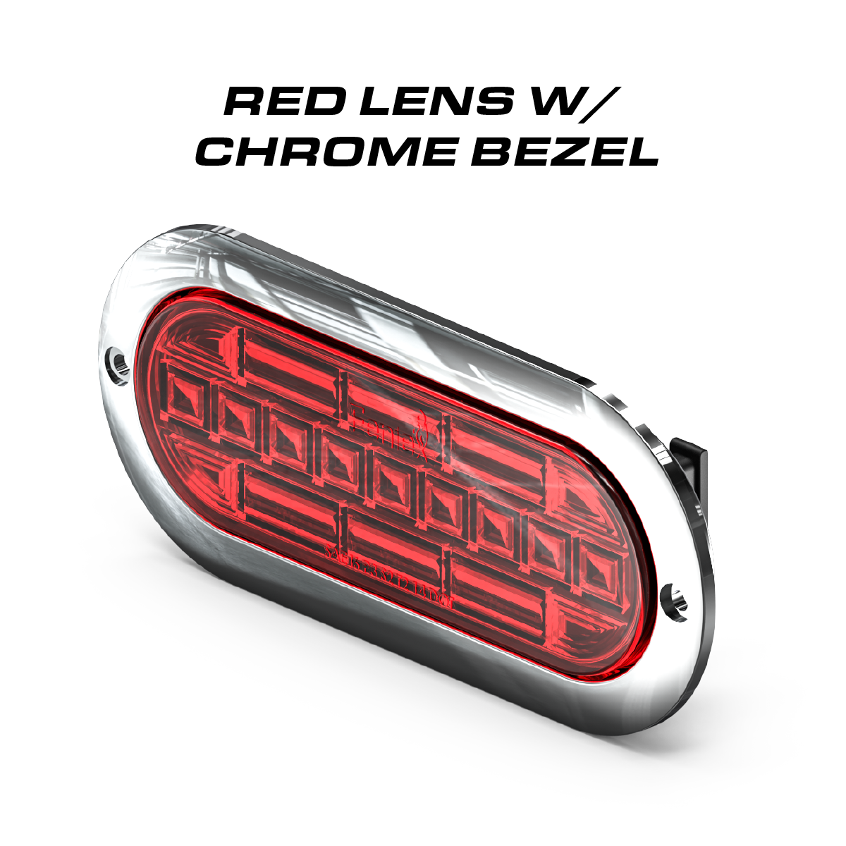 Feniex 6" Oval STTR Chrome Bezel