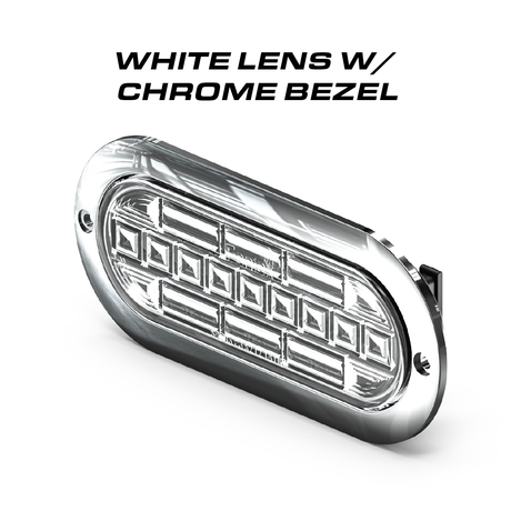 Feniex 6" Oval STTR Chrome Bezel