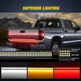 Nilight Aluminum Tailgate Bar Red/White/Amber LEDs