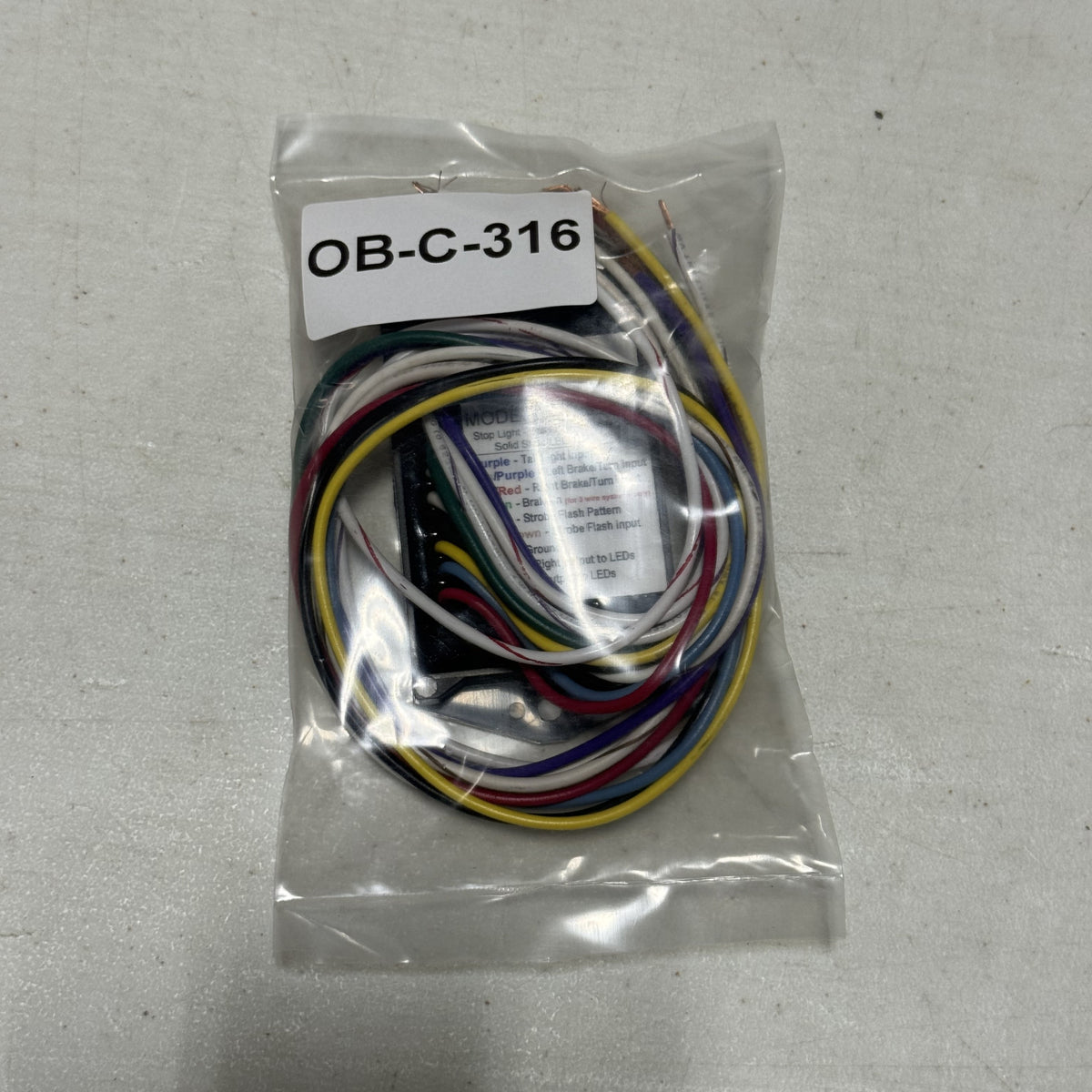 Sho-Me Flasher - Stop, Turn, Tail (Used, Open Box, Wires Cut)