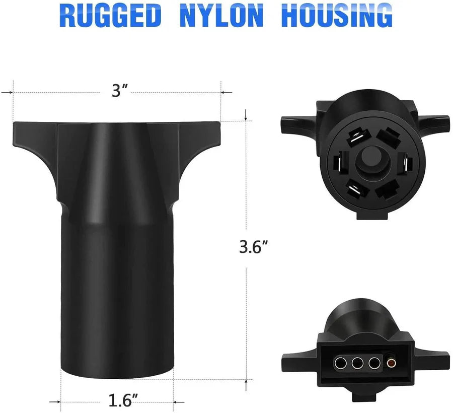 Nilight 7 Pin to 4 Pin Trailer Adapter Plug