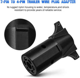 Nilight 7 Pin to 4 Pin Trailer Adapter Plug