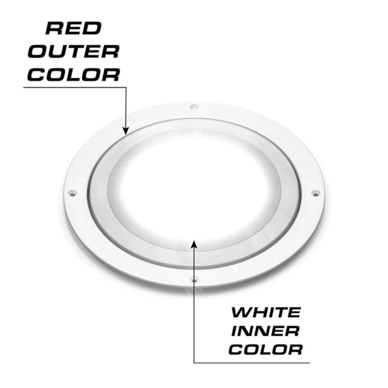 Feniex Dome 8.5" Interior Light Red & White Inner Color