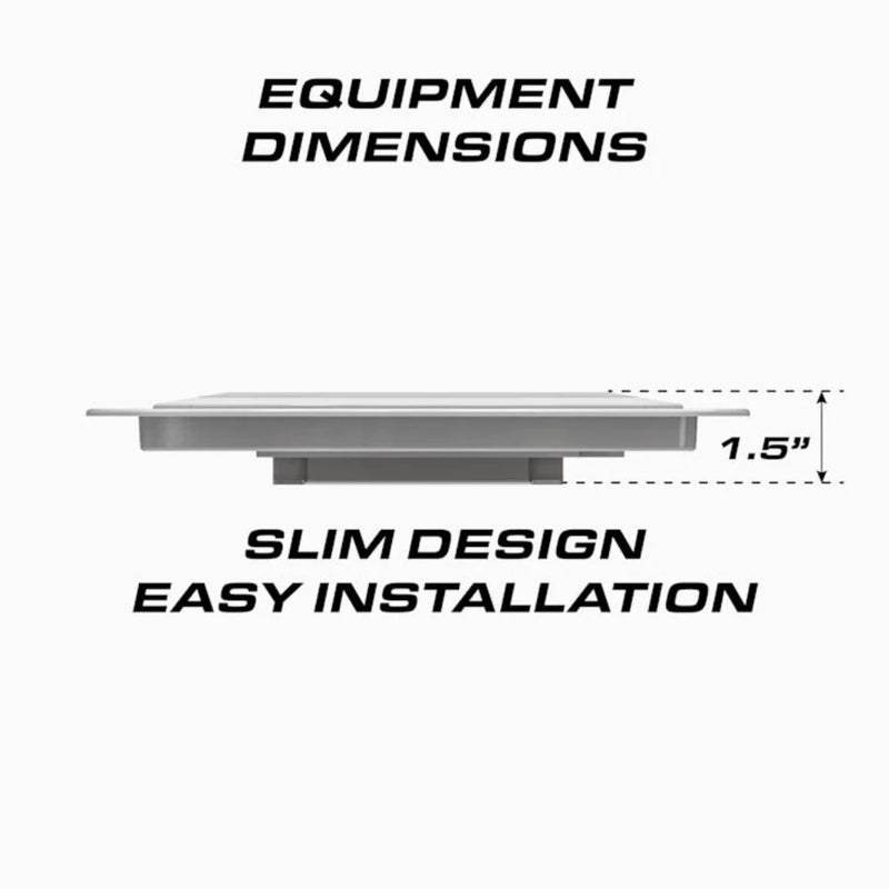 Feniex Dome 8.5" Interior Light Equipment Dimensions