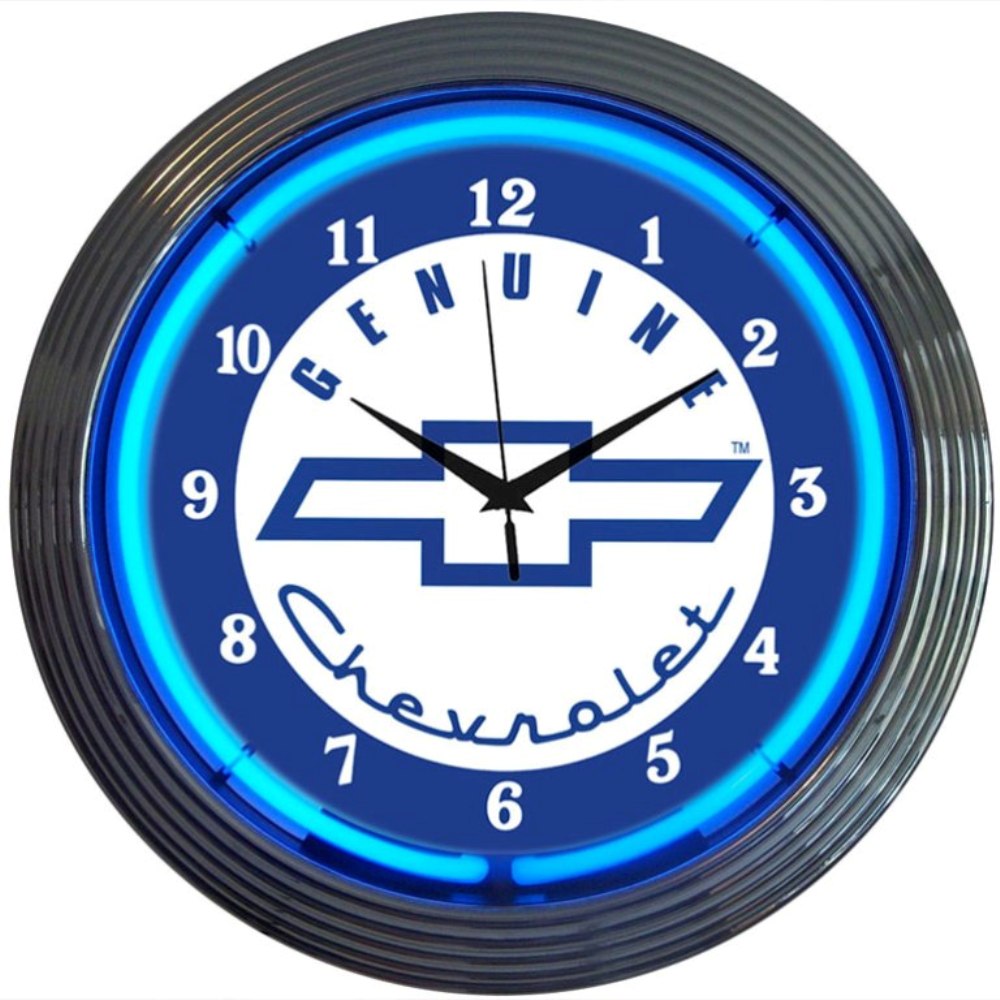 Neonetics Chevy Neon Clock - Thumbnail 2