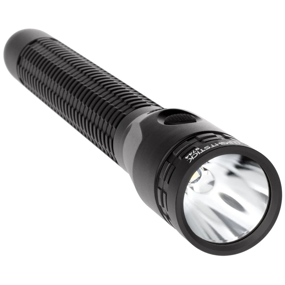 Nightstick Metal Full-Size Dual-Light Rechargeable Flashlight