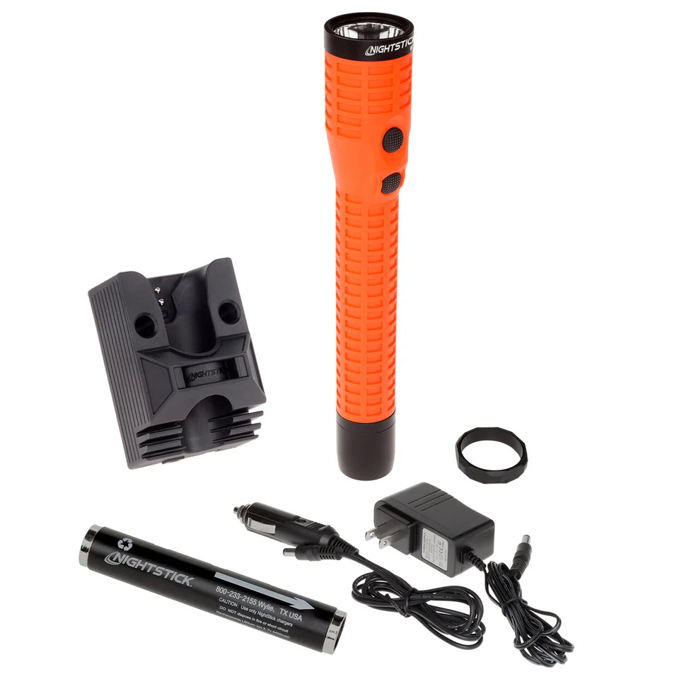 Nightstick Polymer Dual-Light Rechargeable Flashlight w/Magnet