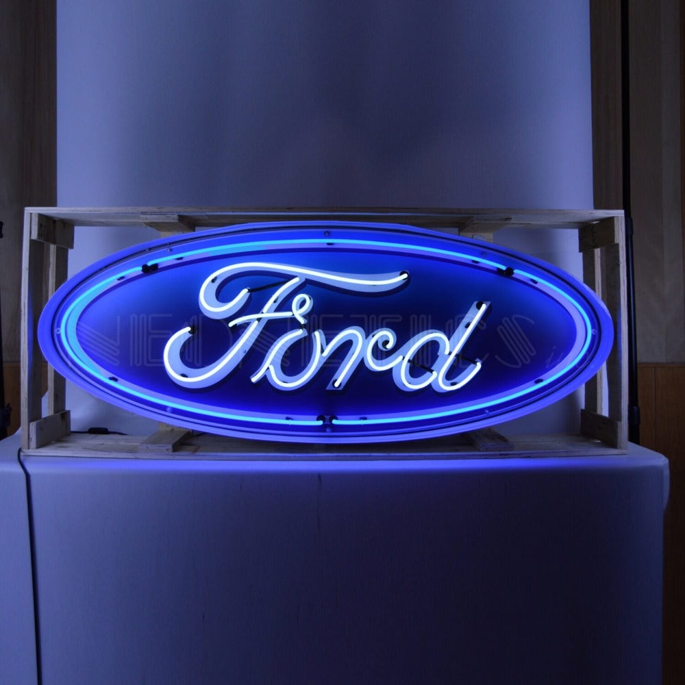 Ford ネオンサイン Vintage Neon Ford Dealership Sign: With Wings Original 1940's