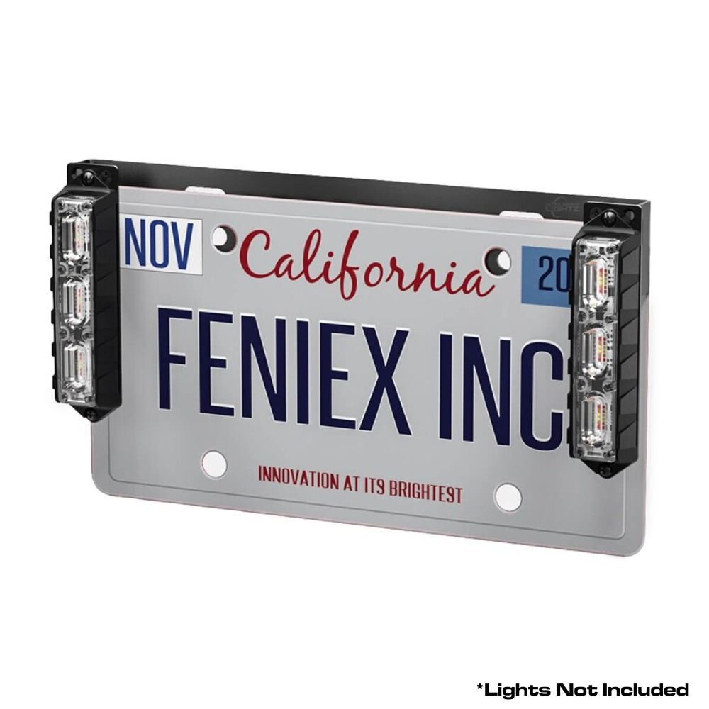 Feniex Fusion/Quad/Q License Plate Bracket