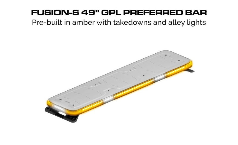 Feniex Fusion-S 49" GPL Exterior Light Bar Amber