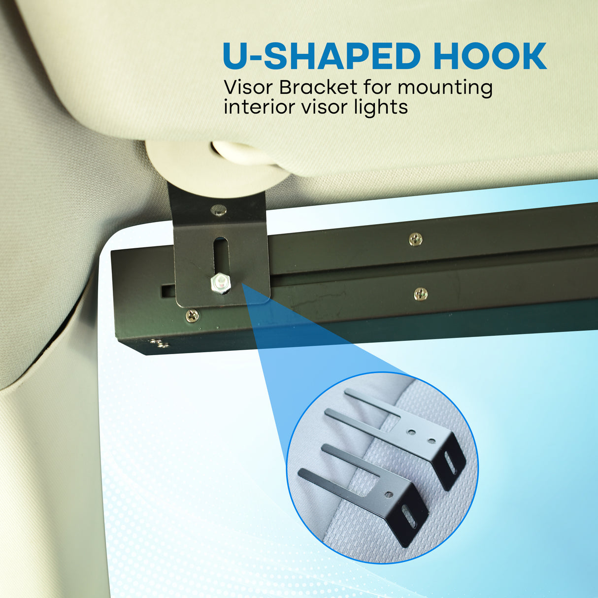 UBL Interior Visor U Bracket