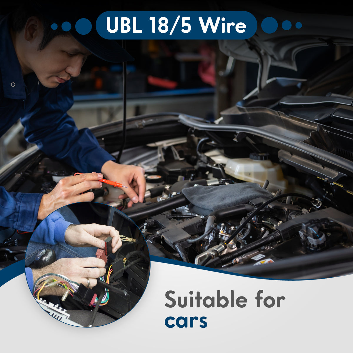 UBL 18/5 Wire - 1 Foot