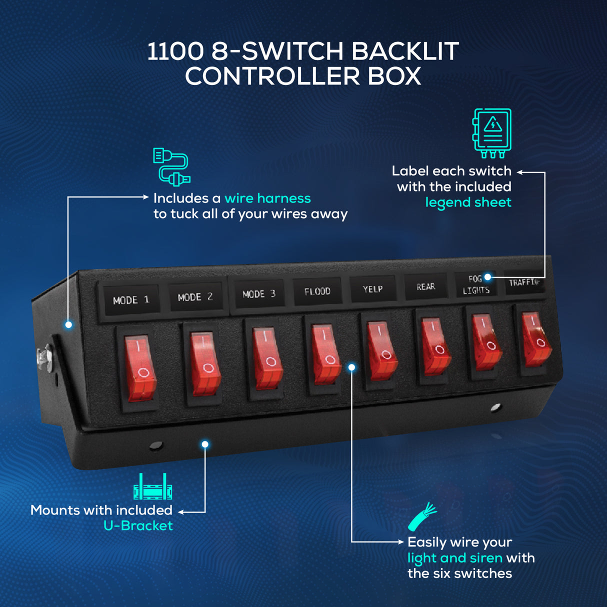 UBL 1100 8-Switch Box