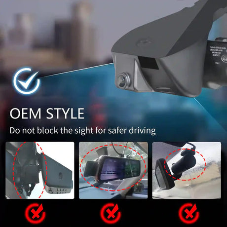 Mangoal 4K Dash Cam Custom fit for Dodge RAM