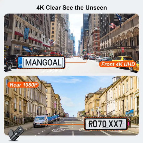 Mangoal Front 4K & Rear 1080P fit for Ford