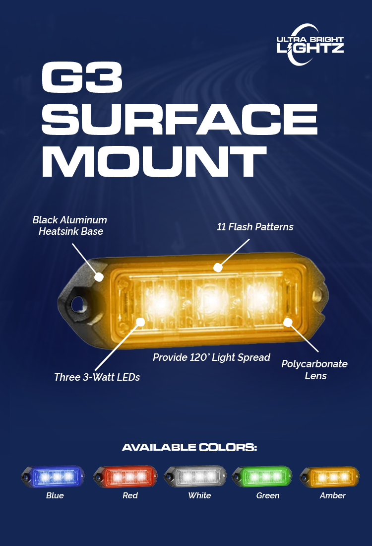 Police Lights Emergency Car Lights Ultra Bright Lightz