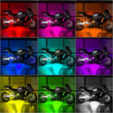 Nilight Motorcycle Rock Light 8pcs