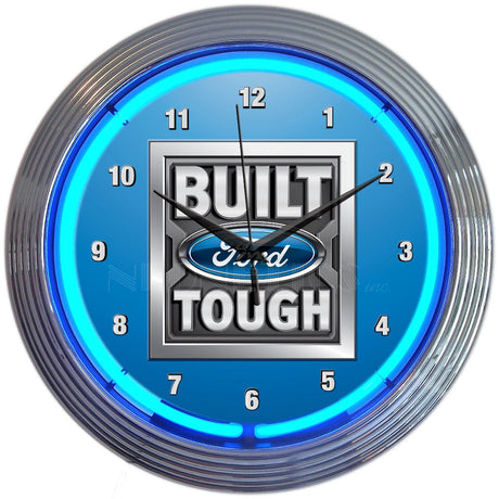 Neonetics Built Ford Tough Neon Clock