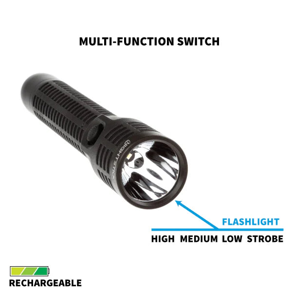 Nightstick Polymer Duty Size Rechargeable Flashlight