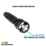 Nightstick Polymer Duty Size Rechargeable Flashlight