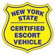 SafeTruck 12" NYS Escort Decal (Pair)