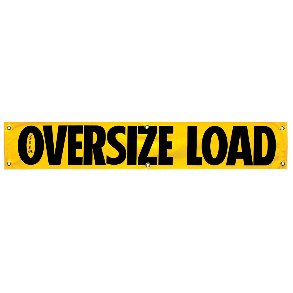 SafeTruck 12” x 72” Oversize Load Vinyl Banner