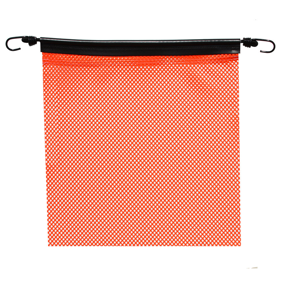 SafeTruck 18” x 18” Orange Jersey Flag w/Bungee