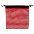 SafeTruck 18” x 18" Red Mesh Flag w/Bungee