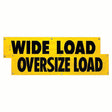 SafeTruck 18” x 84” Two-Sided Oversize Load/Wide Load Vinyl Banner