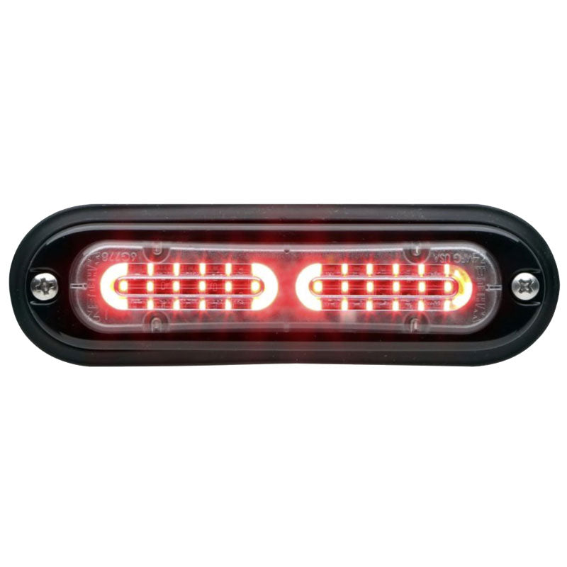 Whelen ION T-Series 12VDC Warning Light (Red w/Clear Lens, Used Open Box)