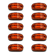 UBL 2.5 Inch Oval Side Marker Lights (10pcs)