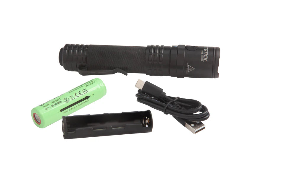 Nightstick Dual Light Rechargeable Tactical Flashlight